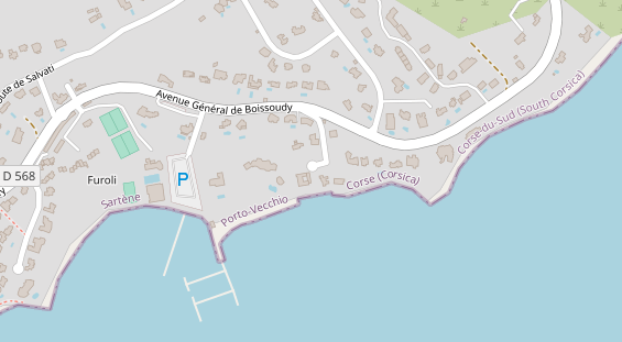 Stellplatz auf Satellitenbild