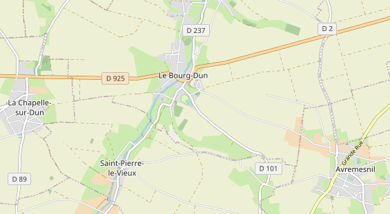 Aire camping-car sur la carte