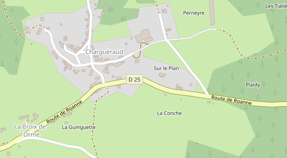 Stellplatz auf Satellitenbild