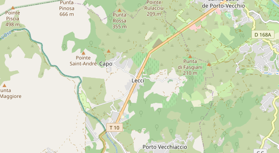 Área para autocaravana en la tarjeta