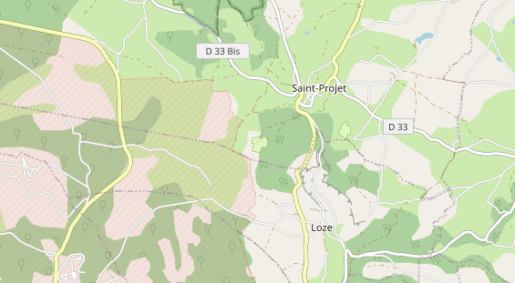 Area di sosta per camper sulla carta