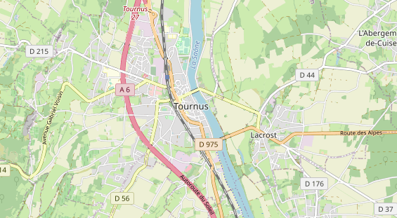 Area di sosta per camper sulla carta