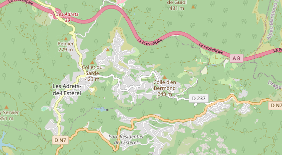 Camperplaats op kaart