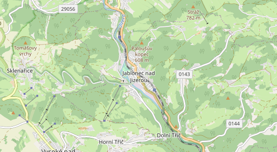 Área para autocaravana en la tarjeta