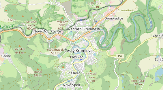 Area di sosta per camper sulla carta