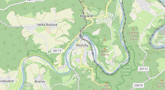 Aire camping-car sur la carte