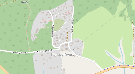 Stellplatz auf Satellitenbild