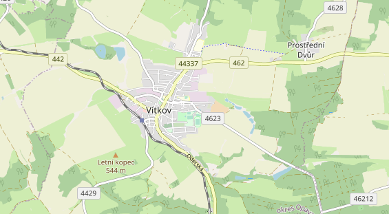 Area di sosta per camper sulla carta