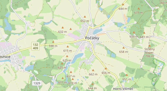 Area di sosta per camper sulla carta