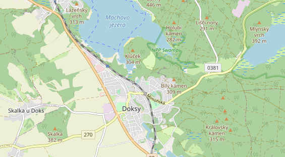 Aire camping-car sur la carte