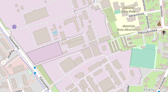 Stellplatz auf Satellitenbild