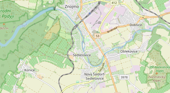 Aire camping-car sur la carte