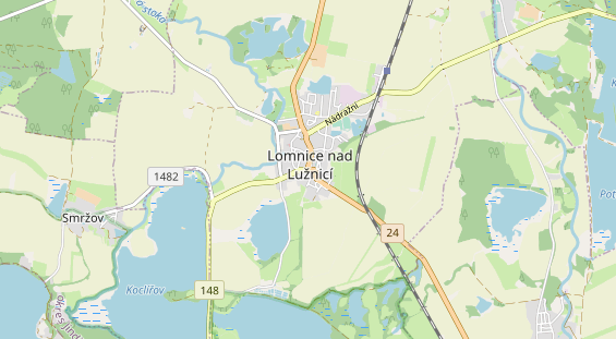 Area di sosta per camper sulla carta