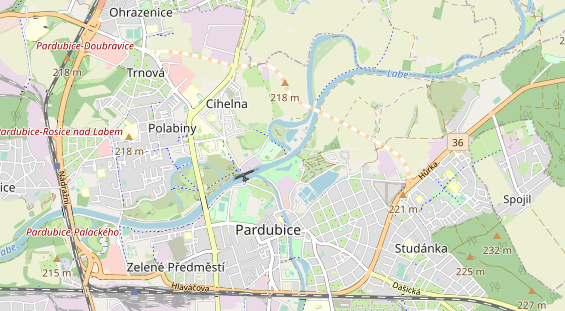 Area di sosta per camper sulla carta