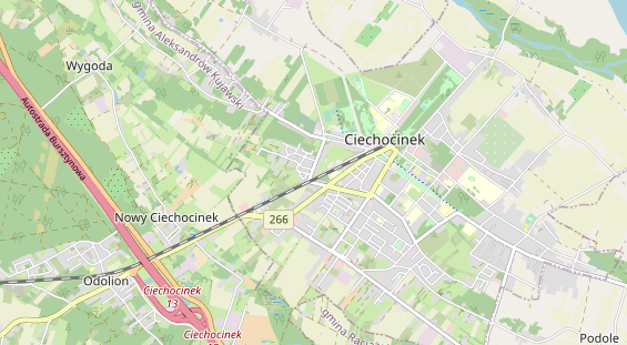 Aire camping-car sur la carte