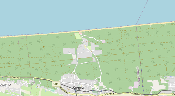 Aire camping-car sur la carte