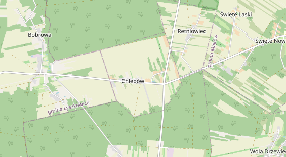 Area di sosta per camper sulla carta