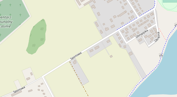 Stellplatz auf Satellitenbild