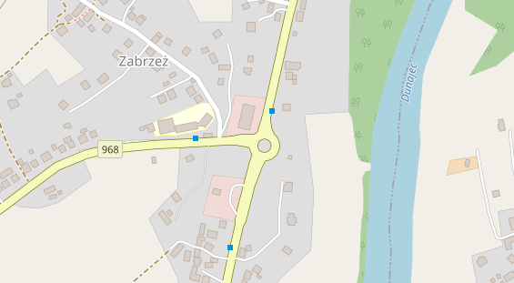 Stellplatz auf Satellitenbild