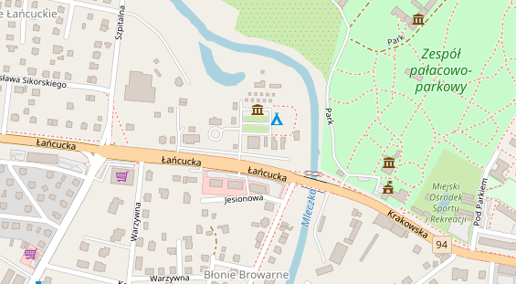 RV parking auf Karte