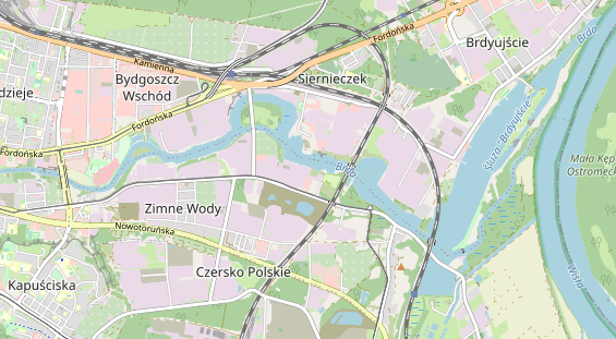 Aire camping-car sur la carte