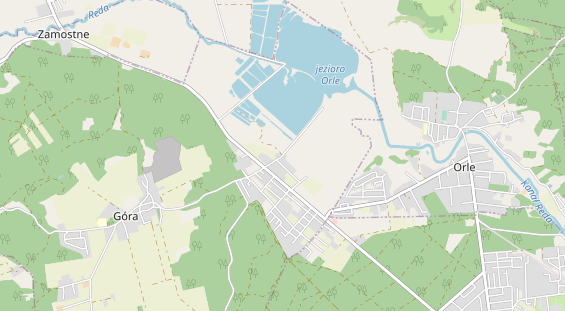 Area di sosta per camper sulla carta