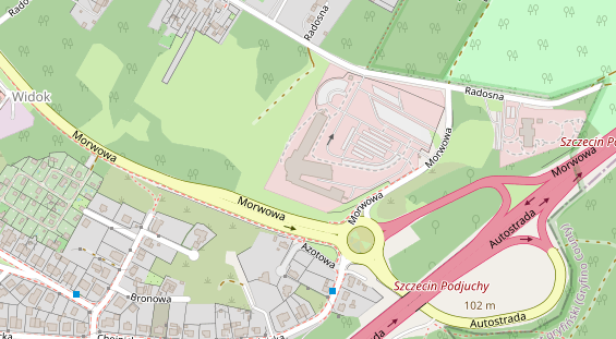 Stellplatz auf Satellitenbild