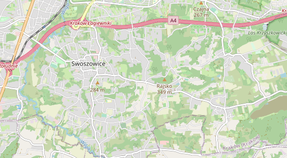 Área para autocaravana en la tarjeta