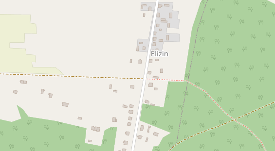 Stellplatz auf Satellitenbild