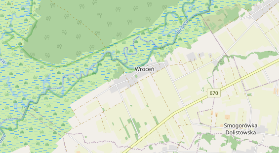 Area di sosta per camper sulla carta