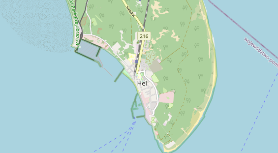 Área para autocaravana en la tarjeta