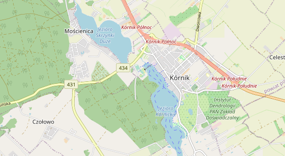 Aire camping-car sur la carte