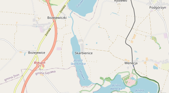 Área para autocaravana en la tarjeta