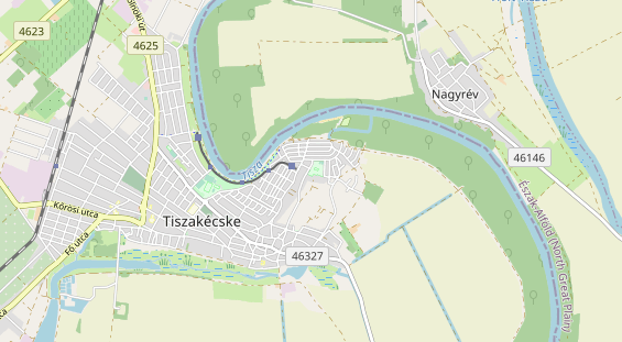 Aire camping-car sur la carte