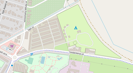 aire de camping-car auf Karte