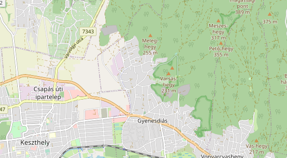 Área para autocaravana en la tarjeta