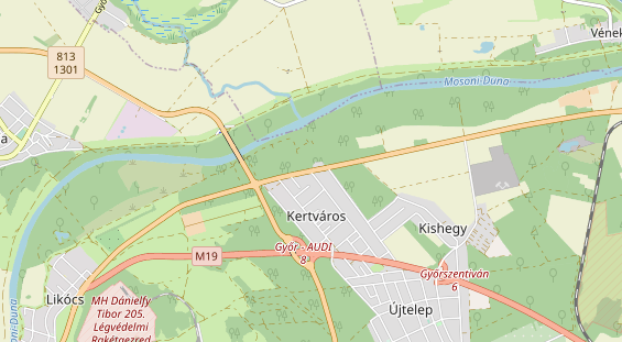 Aire camping-car sur la carte