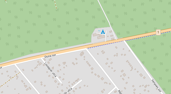 aire de camping-car auf Karte