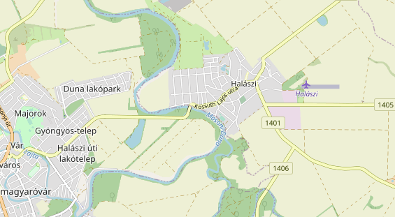 Área para autocaravana en la tarjeta