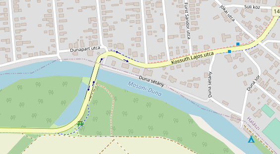 Stellplatz auf Satellitenbild