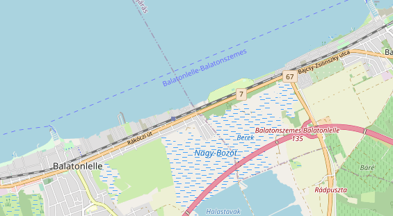 Aire camping-car sur la carte