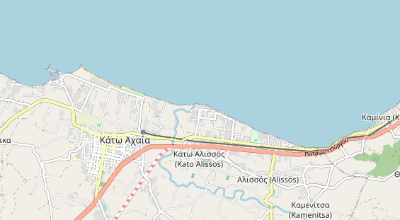 Area di sosta per camper sulla carta