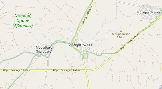 Área para autocaravana en la tarjeta