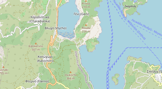 Aire camping-car sur la carte