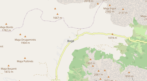 Área para autocaravana en la tarjeta