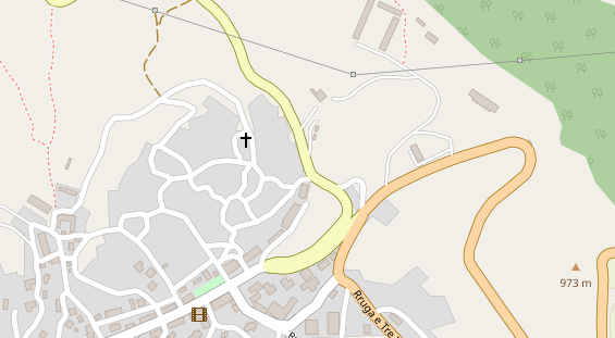 Stellplatz auf Satellitenbild