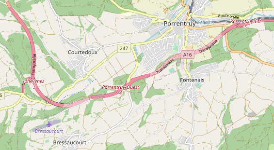 Área para autocaravana en la tarjeta