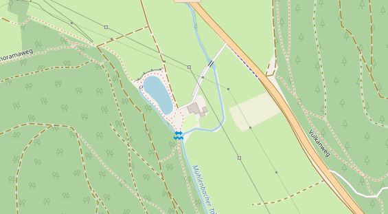 Stellplatz auf Satellitenbild