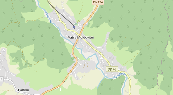 Área para autocaravana en la tarjeta