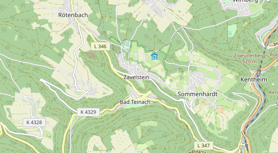 Stellplatz auf Karte